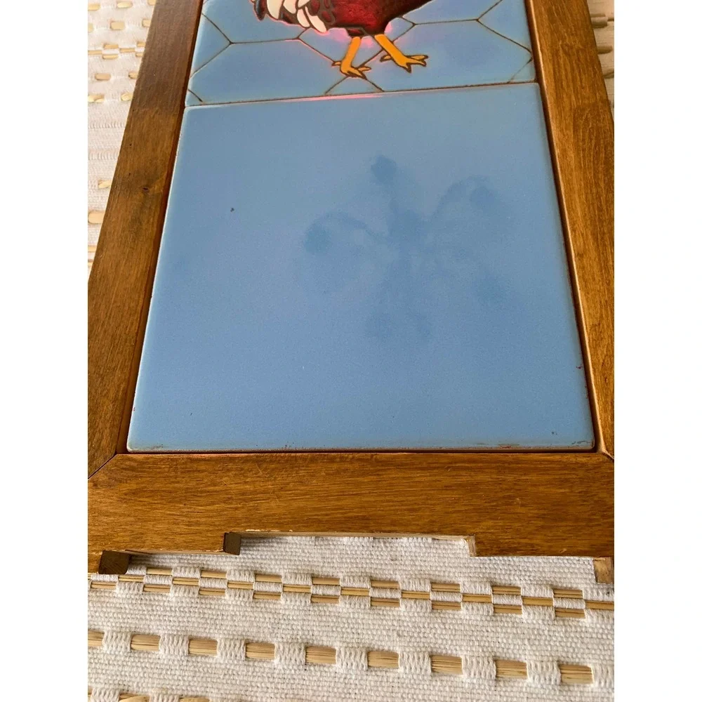 Wooden/tile message‎ board